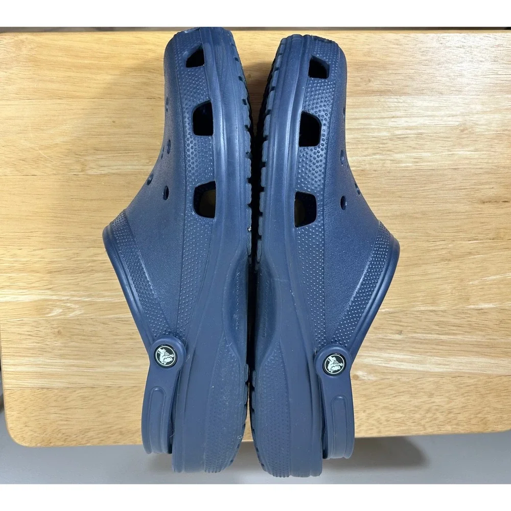 Crocs Classic Clog Mens 16 Navy Blue Comfort Shoes Slip On Sandal Water Friendly